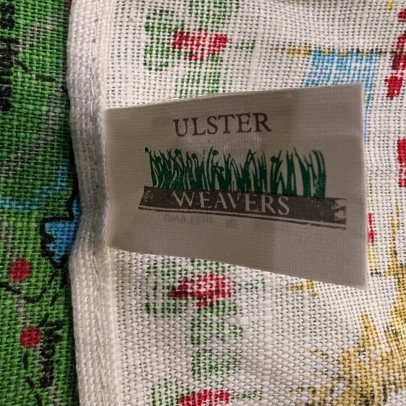 Vintage Ulster Irish Linen Tea Towel Wall Hanging Northern Ireland - Picture 6 of 7